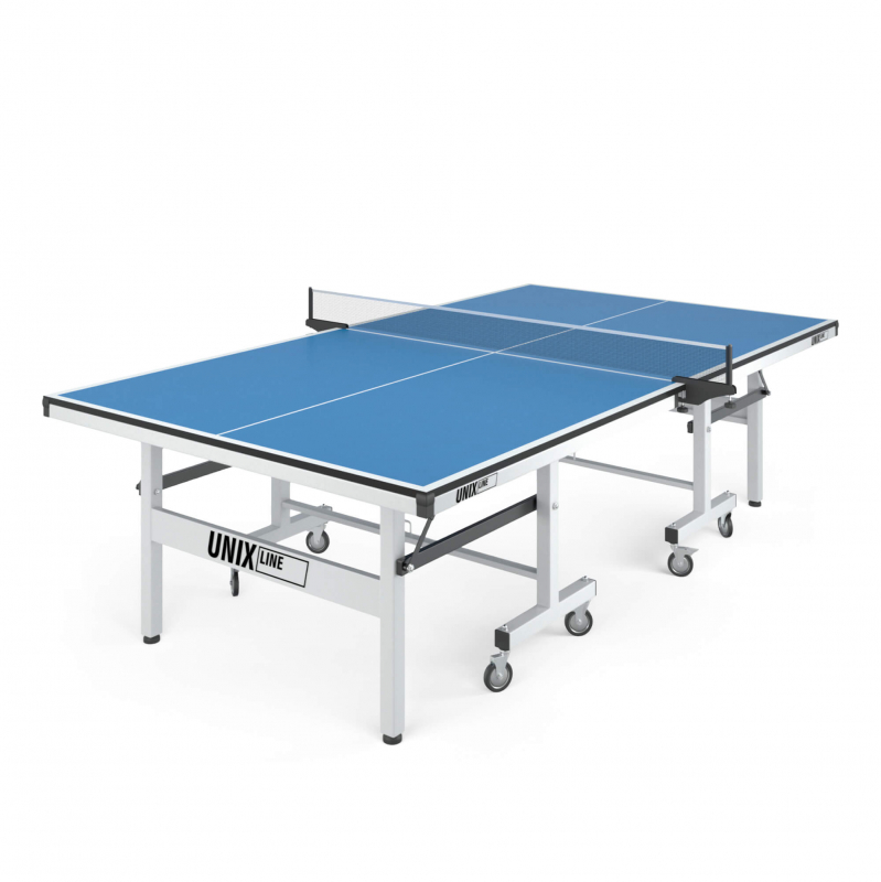 Профессиональный теннисный стол UNIX Line 25 мм MDF синий TTS25INDBL