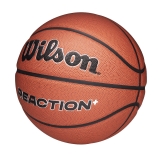 Мяч баск. WILSON Reaction Plus, WZ2026701XB5, размер 5, композит, бутил. камера, темно-коричневый